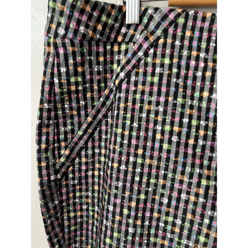 Joseph Ribkoff Multicolor Checkered Pants Women’s Size 22 Gingham Style 211376 - Picture 4 of 8